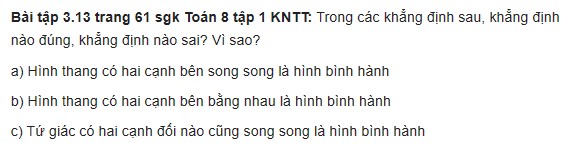 giai toan lop 8 trang 57 58 59 60 61 sach kntt tap 1 hinh binh hanh 13