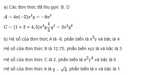 giai toan lop 8 trang 6 7 8 9 10 sach kntt tap 1 don thuc 24