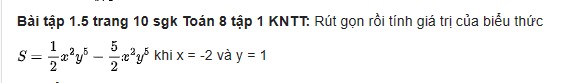 giai toan lop 8 trang 6 7 8 9 10 sach kntt tap 1 don thuc 29