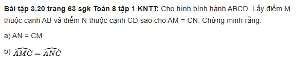 giai toan lop 8 trang 63 sach kntt tap 1 luyen tap chung 3