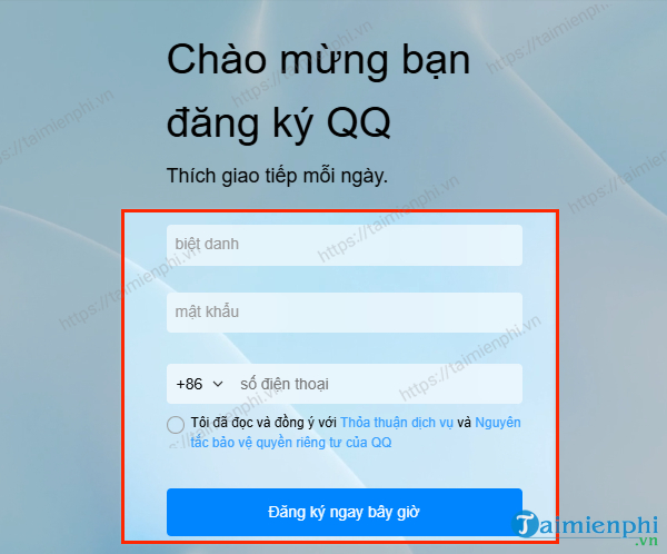 huong dan tao tai khoan qq