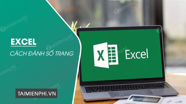 danh so trang trong excel