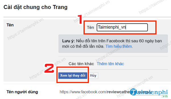 doi ten Facebook khi chua du 60 ngay