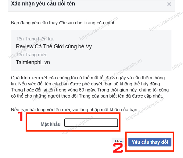 doi ten Facebook khi chua du 60 ngay