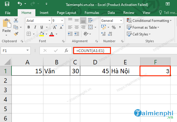 cac ham co ban trong Excel