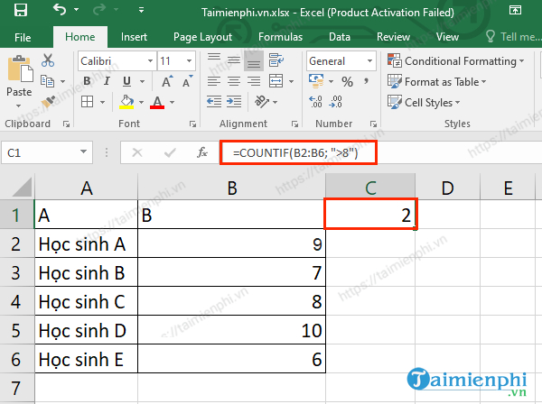 cac ham co ban trong Excel