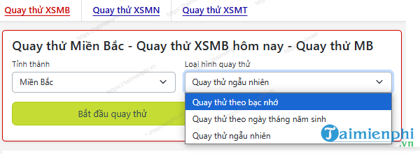 quay thu xo so mien nam