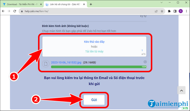 zalo loi tai khoan nay tam thoi khong the su dung chuc nang nay 4