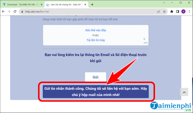 zalo loi tai khoan nay tam thoi khong the su dung chuc nang nay 5