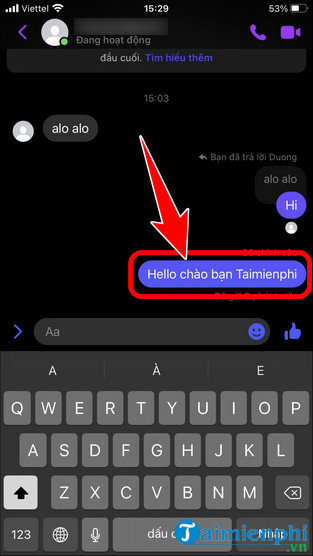 sua tin nhan facebook messenger tren mobile