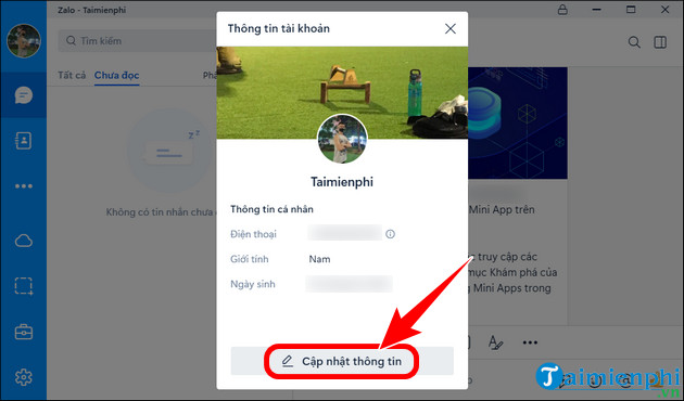 cach doi username zalo 2023 cuc don gian