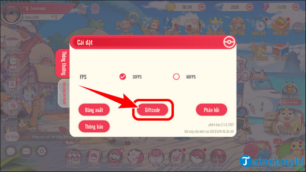 how to enter pika code to select