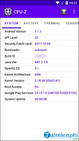 Link tải CPU Z APK cho Android mới nhất và cách xem thông số máy Link tải CPU Z APK cho Android mới nhất và cách xem thông số máy