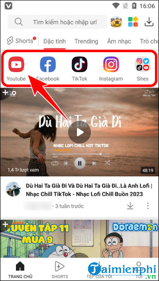tai xuong vidmate apk cho android