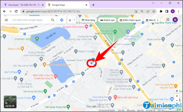 cach gui dinh vi zalo tren pc