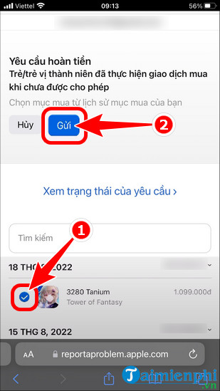 yeu cau hoan tien tu app store don gian nhat