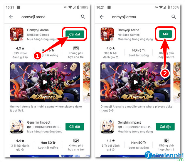 download onmyoji arena cho android