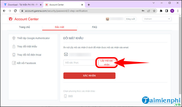 Cách sửa đổi mật khẩu Garena, đổi PassWord Garena 13 doi mat khau garena tren pc