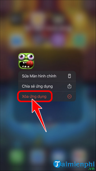 cach giau ung dung tren iphone