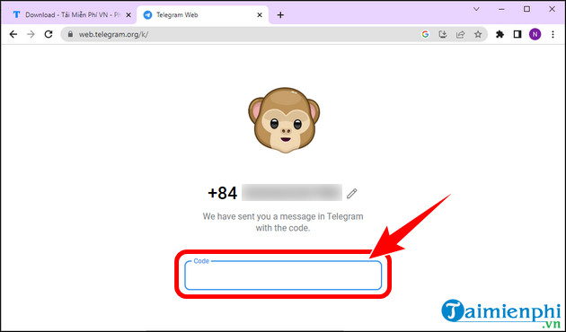 huong dan dang nhap va su dung telegram Web tren trinh duyet