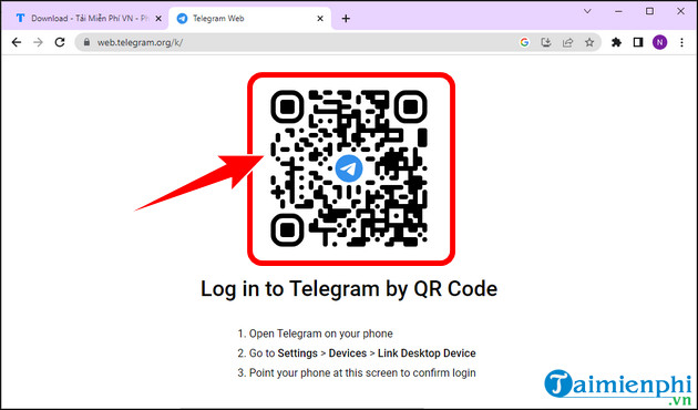 huong dan dang nhap va su dung telegram web tren trinh duyet