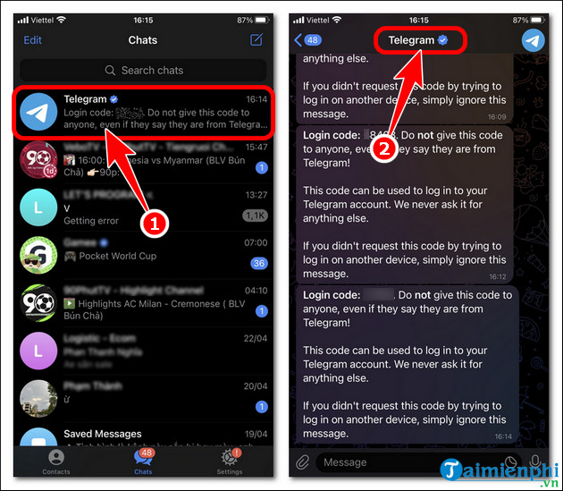 cach tat thong bao telegram tren iphone