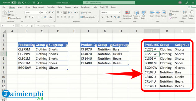 cach su dung ham vstack hstack trong excel 4