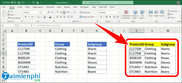 cach su dung ham vstack hstack trong excel 5
