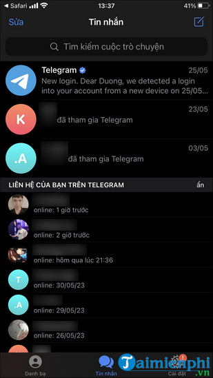 download telegram cho ios