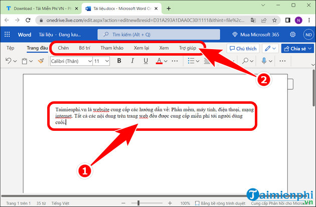 Cách mở và sử dụng Word Online soạn thảo văn bản