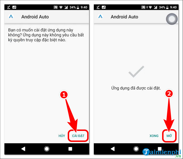 download android auto apk ung dung ho tro lai xe
