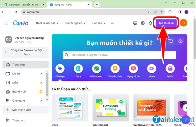 huong dan chuyen canva sang PDF khong loi dinh dang