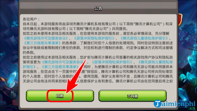 cach tai clash of clans ban china tren iPhone
