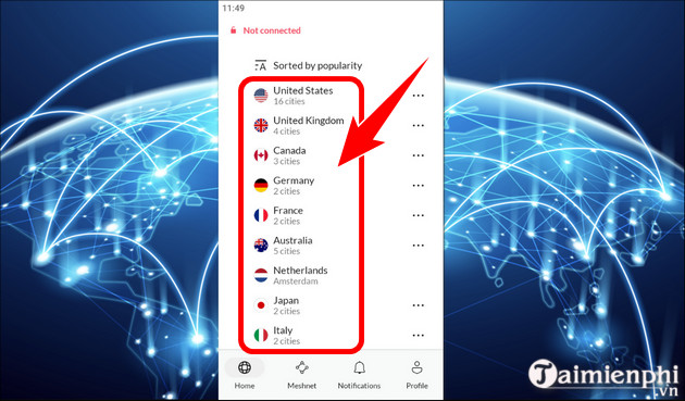 cach su dung nordvpn tren android