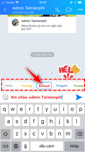 Đổi phông chữ Zalo trên iPhone: Tự do sáng tạo với tính năng đổi phông chữ Zalo trên iPhone, bạn có thể thay đổi phông chữ trong suốt và màu sắc để tạo nên một trang chào đón độc đáo của riêng mình. Khám phá và thử nghiệm các giao diện mới mẻ trên Zalo ngay hôm nay!