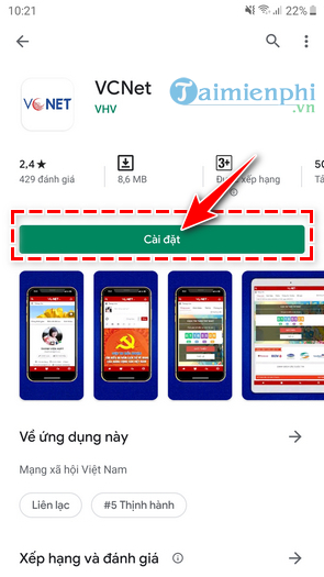 guide and install vcnet on mobile phone 3