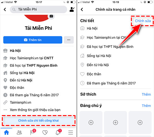 Cách hiển thị số người theo dõi trên facebook bằng điện thoại