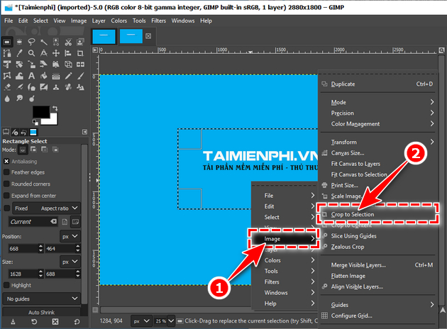 Hướng dẫn chỉnh sửa ảnh bằng GIMP trên máy tính