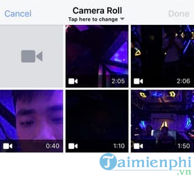 Dat video lam anh dai dien Facebook