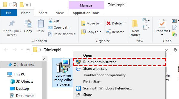 Cách tải và cài đặt Quick Memory Editor