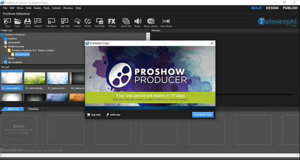 Cách cài ProShow Producer, phần mềm làm video từ ảnh