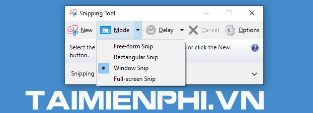 Các phím tắt Snipping Tool giúp chụp màn hình máy tính nhanh hơn