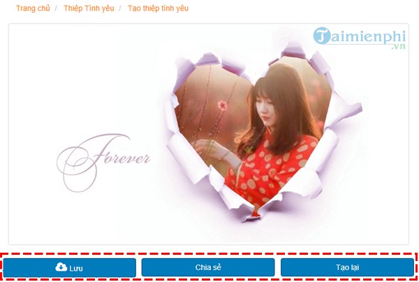 Hướng dẫn ghép ảnh vào khung Valentine Online