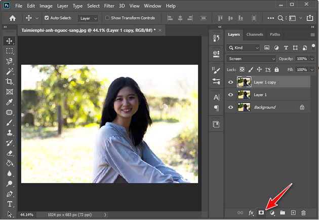 Cách chỉnh sửa ngược sáng bằng Photoshop CC 2020