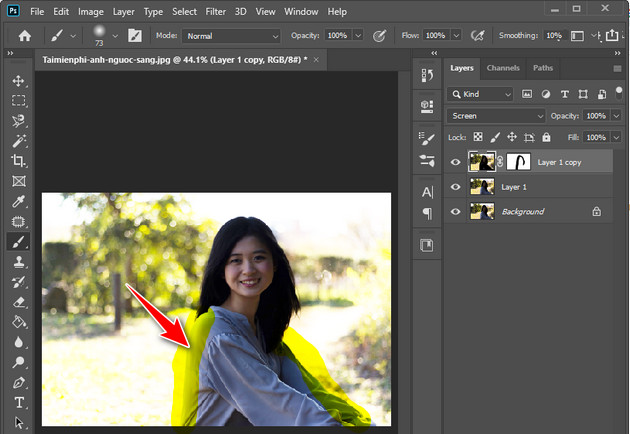 Cách chỉnh sửa ngược sáng bằng Photoshop CC 2020
