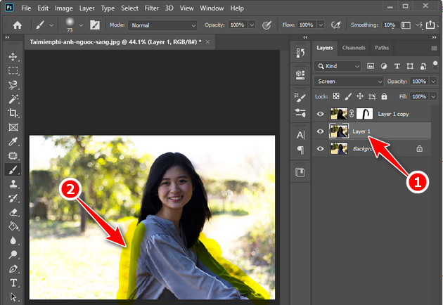 Cách chỉnh sửa ngược sáng bằng Photoshop CC 2020