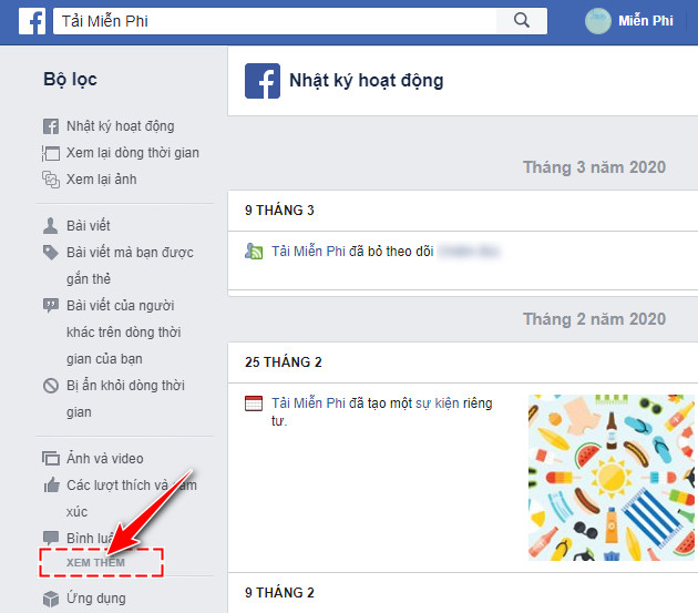 How to see the list of your badges on facebook, computer 4
