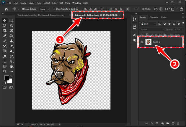 how to add gray image to english bang adobe photoshop cc 2020 3