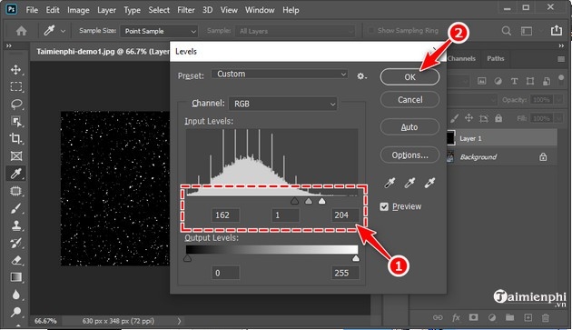 Cách tạo tuyết rơi trong Photoshop CC 2020