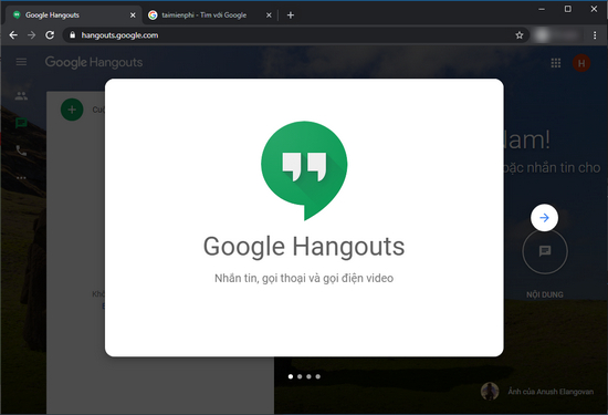 Cách tạo tài khoản Google Meet, Hangouts Meet